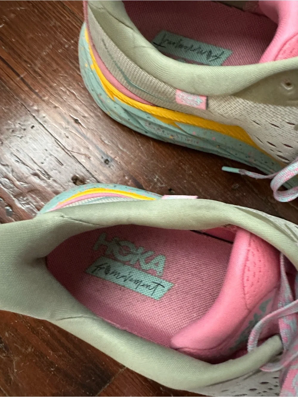Hoka One One light green